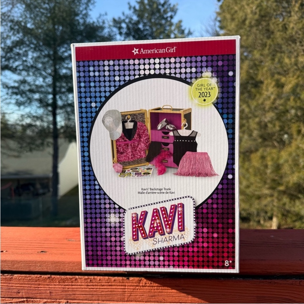 American Girl Kavi Sharma Set with Pink and Black Accessories